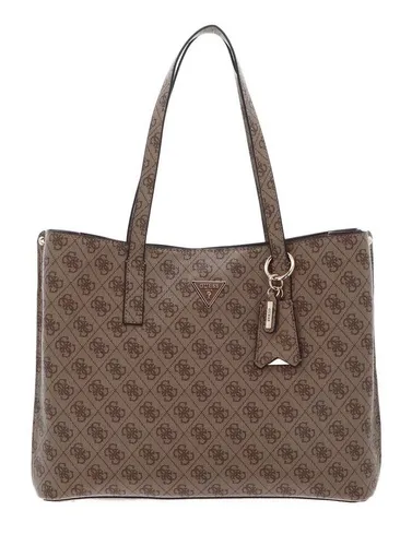 Guess Shopper 'MERIDIAN GIRLFRIEND TOTE' in Hellbraun - Stylische Handtasche mit Magnetverschluss und ausreichend Platz für Alltagsgegenstände, ideal für modebewusste Frauen.