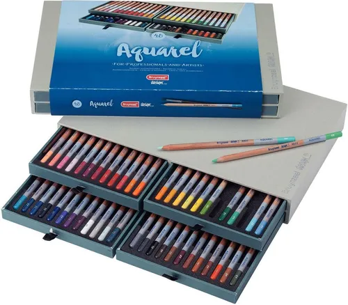 Bruynzeel Aquarell-Buntstift design Aquarell 48er Box