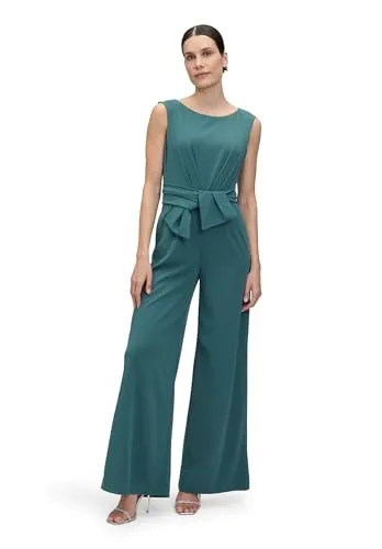Vera Mont Damen Jumpsuit mit weitem Bein Dark Emerald,48 in grün von Vera Mont