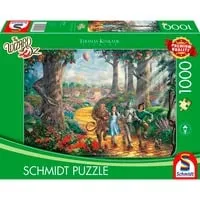 Thomas Kinkade Studios: Der Zauberer von Oz, Follow the Yellow Brick Road, Puzzle 1000 Teile