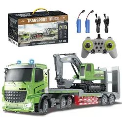Esun RC-Auto RC LKW Spielzeug 1:12 mit Bagger Set