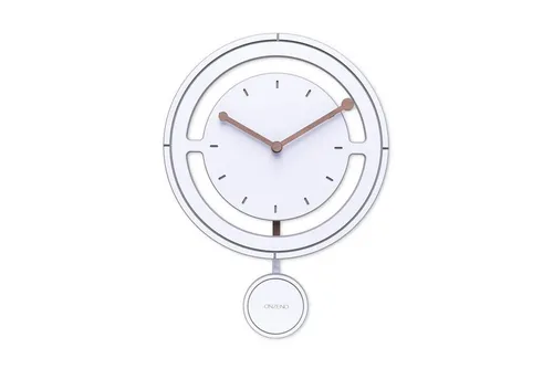 ONZENO Wanduhr THE TIKTOK – Handgefertigte Design-Uhr 29x29x0.5 cm - Die ONZENO Wanduhr THE TIKTOK vereint stilvolles Design und Funktionalität. Ihr elegantes Weiß fügt sich harmonisch in jedes Interieur ein. Einfach und schnell mit dem rückseitigen Aufhängesystem zu montieren.