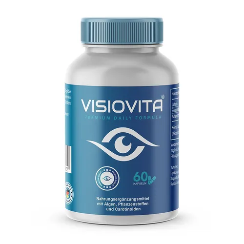 Visiovita Augen Kapseln 60 Stk – Mit Lutein und Zeaxanthin