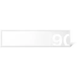 LED Panel 119,5 x 29,5 cm - Tageslichtweiß 4000k - Einbauleuchte für Büros und Praxen, bietet flimmerfreies Licht mit 90 CRI für optimale Farbwiedergabe und angenehmes Arbeiten.