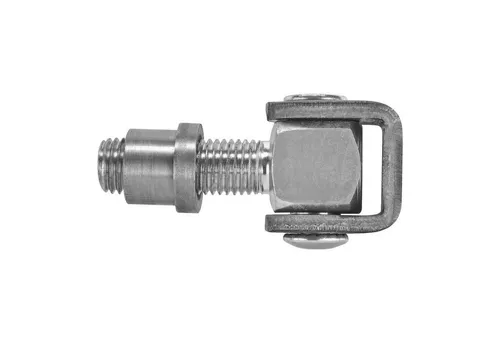 SO-TECH® Torbeschlag Torangel kurz verstellbar M16 - M24 (1 St), 180° Öffnungswinkel mit Einschweißmutter