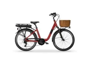 MBM Elektro-Citybike RHEA 24 Zoll, rot von MBM