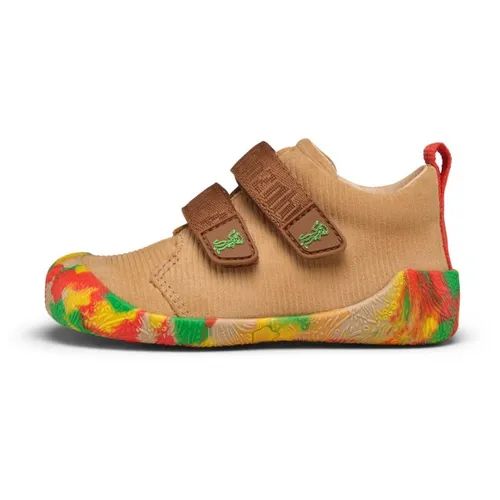Affenzahn Klettschuh aus braunem Leder – Größe 25 EU - Bequemer Klettschuh in Größe 25, aus hochwertigem Veloursleder, ideal für aktives Spielen. Mit Gummisohle für sicheren Halt und einfacher Handhabung dank Klettverschluss.