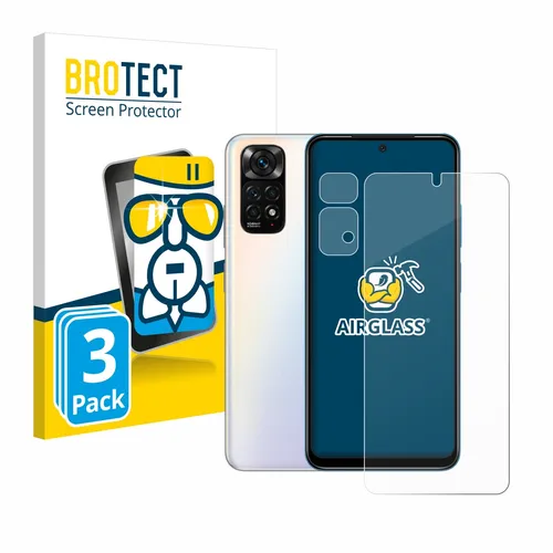 3x Panzerfolie Schutzglas Xiaomi Redmi Note 11S (Display+Kamera) Displayschutz