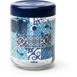 Excelsa Glas Maiolica Blau 10X13,5X10 Cm Blau