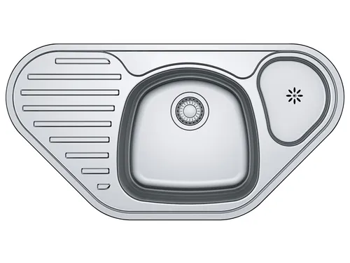 Franke Antea AZN 681-E Edelstahlspüle ungebürstet von Franke