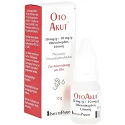 Produktbild Otoakut 50 mg/g + 10 mg/g Ohrentropfen L 10 g