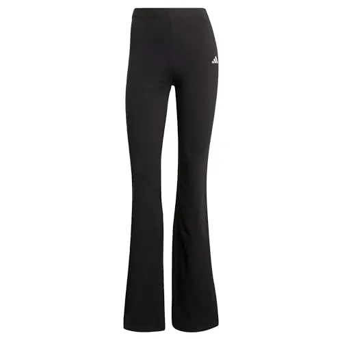 Leggings Damen ausgestelltes Bein - schwarz - Athleisure Leggings für Damen mit ausgestelltem Bein, hergestellt aus weicher Baumwolle für höchsten Tragekomfort und Bewegungsfreiheit. Ideal für anspruchsvolle Sportlerinnen, die sich bei jedem Training verausgaben wollen.