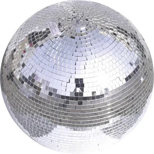 Eurolite Discokugel 40cm - Profiqualität für jede Party - Discokugel für faszinierende Lichtspiele, Durchmesser 40 cm, mit robustem Kunststoffkern und Montageösen für sichere Befestigung.
