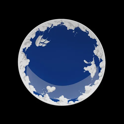 Fiftyeight Speiseteller Himmlisch 28 cm - Teller aus Keramik, BPA-frei und spülmaschinenfest – perfekt für stilvolle Mahlzeiten und ansprechende Präsentationen.