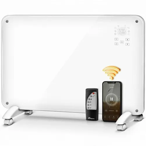 Glas-Konvektor, WiFi, 2000 W, weiß - B