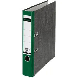 Leitz 1050-50-55 Ordner, A4, schmal, Karton, grün