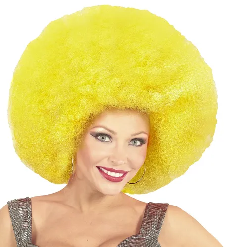 GELBE RIESEN AFRO PERÜCKE