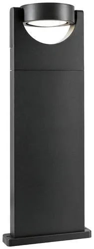 Paulmann 94407 LED-Pollerleuchte 8W Anthrazit - Moderne Lichtakzente - Lampen mit 8W Leistung, blendfreies Licht für sichere Wege und Einfahrten, individuell einstellbare Leuchtrichtung durch kardanischen Schwenkkopf.