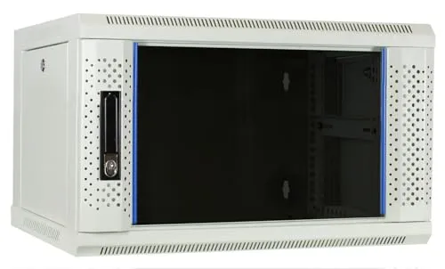 4HE Netzwerkschrank 19 Zoll Wandmontage mit Glastür - Weiß - Robuster 4 HE Netzwerkschrank für Wandmontage, abschließbar mit optimalem Zugang zu Geräten und flexiblen Montageschienen. Ideal für platzsparende Lösungen in Serverräumen.