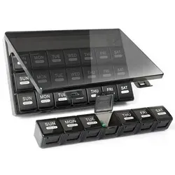 GOTRUST Tablettenbox Monat 28 Tage – Pillendose für Medikamente