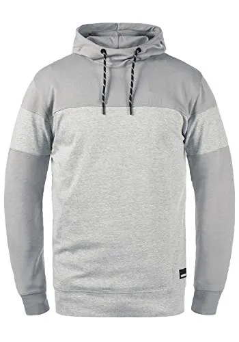 !Solid Bekir Herren Kapuzenpullover Hoodie Pullover mit Kapuze, Größe:XXL, Farbe:Grey Melange (1840051)