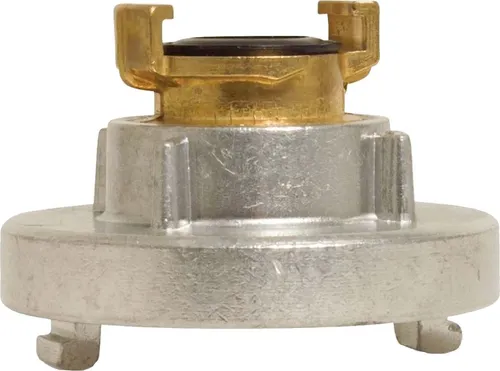 Produktbild tecuro Storz Kupplung Adapter Übergangsstück mit Schnellkupplung, Typ C-52 auf Geka - Aluminium/Messing