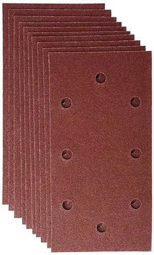 Bosch Accessories Schleifblatt (für Schwingschleifer verschiedene Materialien, 10 Stück, 93 x 185 mm, Körnung 80)