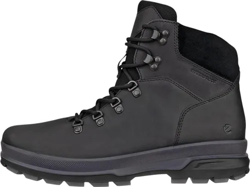 Ecco 83818402001 Stiefel schwarz 43 EU - Sportliche Wanderschuhe in Größe 43, aus hochwertigem Leder mit rutschfester Latexsohle für optimalen Halt auf jedem Terrain.