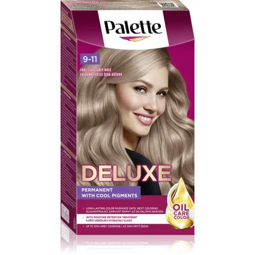 Schwarzkopf Palette Deluxe Permanent-Haarfarbe 9-11 Cool Light Grey Rose