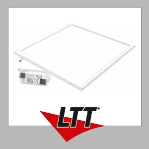 ISOLED Einbaurahmen Aluminium 40W, neutralweiß, 3700lm, 120° - Eleganter Einbaurahmen aus Aluminium für energiesparende Beleuchtung. Ideal für moderne Räume, sorgt für gleichmäßige Lichtverteilung und ist einfach zu installieren.