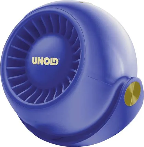Unold Breezy Bowl blue Akku-Ventilator (Ø x H) 90 mm x 105 mm Royalblau LED-Kontrollleuchte, mit Akku