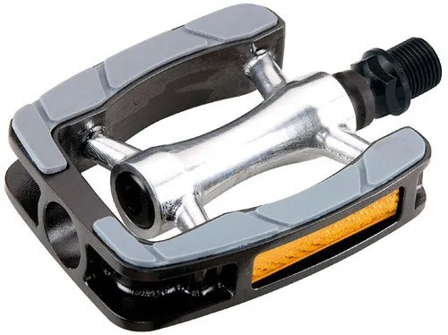 UNION Pedale Tour/Trekking Aluminium 9/16 Zoll silber, 1 Paar