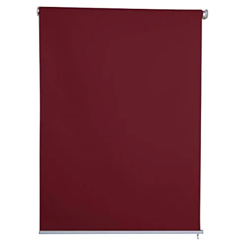 Jet-Line® Vertikalmarkise Bordeaux 230x120 cm - Gartensichtschutz mit wetterbeständiger, reißfester Outdoormarkise in Bordeaux, idealer Wind- und Sichtschutz für Balkon, Terrasse oder Garten.