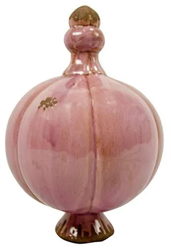 Manufaktur Lichtbogen Große Gartenkugel aus Keramik rosa in pink von Manufaktur Lichtbogen