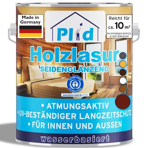 Holzlasur 0,75l Palisander für ca. 10m² / Holzschutzlasur Holzschutz Innen/Außen