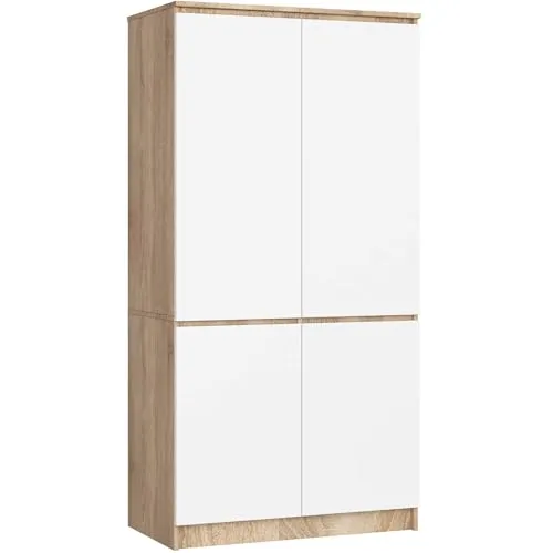 Kleiderschrank S90 Sonoma Eiche 90 cm