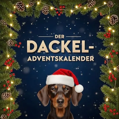 Der Dackel-Adventskalender - Humorvoller Adventskalender mit 24 Überraschungen für Dackel-Liebhaber, der die Vorweihnachtszeit versüßt.