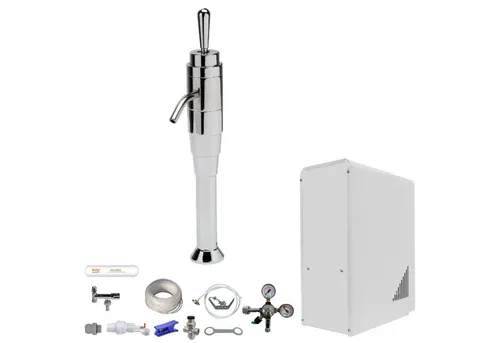 BieTal Wassersprudler Tafelwassergerät BieTal® BT-10U Sprudelwasser Zapfstelle Komplett Set, (Set, ohne CO2 Flasche-tlg., Joystick 3-leitig), Sprudelwasseranlage Trinkwasser Wasserspender