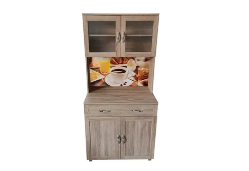 HTI-Living Hochschrank Küchenbuffet Sonoma Blanca in beige von HTI-Line