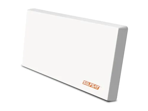Selfsat H22D4 Flachantenne mit Austauschbarem Quad LNB