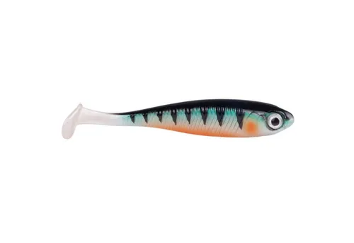 Jackson Gummifisch Active Shad 8,0cm - 6St. Perch Natur - Lockmittel für Forelle & Barsch, hoher Fangerfolg durch aktives Laufverhalten und lebhaftes Spiel beim Angeln.