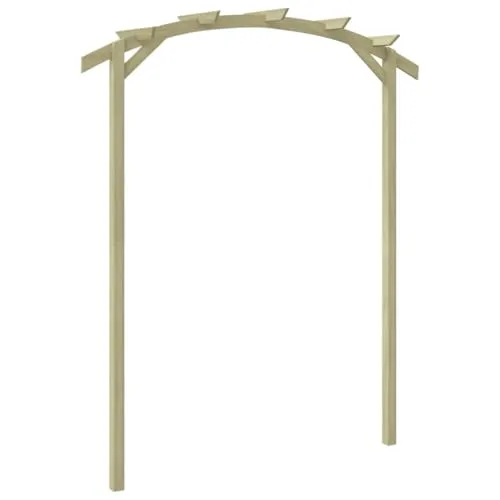 vidaXL Kiefernholz Pergola Torbogen für Kletterpflanzen - Rosenbögen aus kesseldruckimprägniertem Kiefernholz, stabil und langlebig, ideal für entspannende Sitzbereiche im Garten.