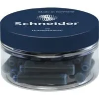 Schneider Schreibgeräte Standard - Tintenpatronen 6723 mitternachtsblau 30
