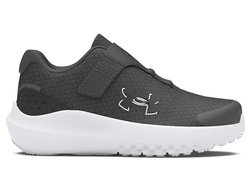 Under Armour Jungen Surge 4 AC, leichte und atmungsaktive Laufschuhe - Laufschuhe für Jungen mit atmungsaktivem Mesh-Obermaterial und gepolsterter EVA-Mittelsohle für optimalen Komfort und Dämpfung bei jedem Schritt.