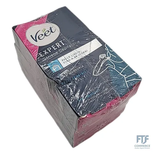 Veet Expert Haarentfernungsstreifen für Achseln und Bikinizone, Waxing für empfi