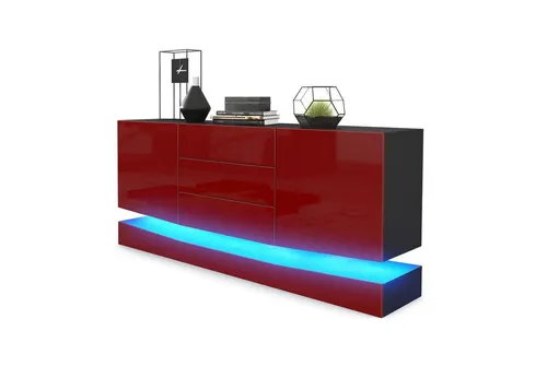 Vladon Sideboard City in rot von Vladon