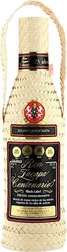 Ron Zacapa Centenario 23 AÑOS Bastflasche BLACK LABEL 40% Vol. 0,7l