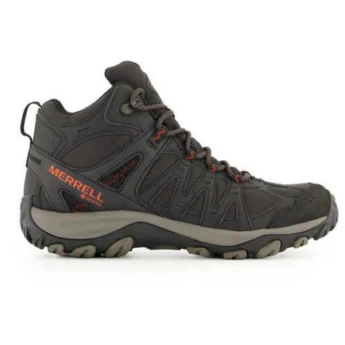 Merrell ACCENTOR 3 SPORT MID GORETEX Wanderschuh - Wasserdichter Wanderschuh in orange-schwarz, ideal für Outdoor-Abenteuer. Mit atmungsaktiver GORE-TEX® Membran und knöchelhohem Design für optimalen Halt.
