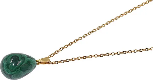 Firetti Kette mit Anhänger aus Edelstahl in grün von Firetti