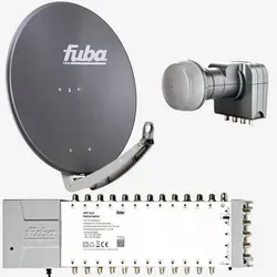 Fuba DAA 780 A Satellitenschüssel 80cm Alu anthrazit von Fuba